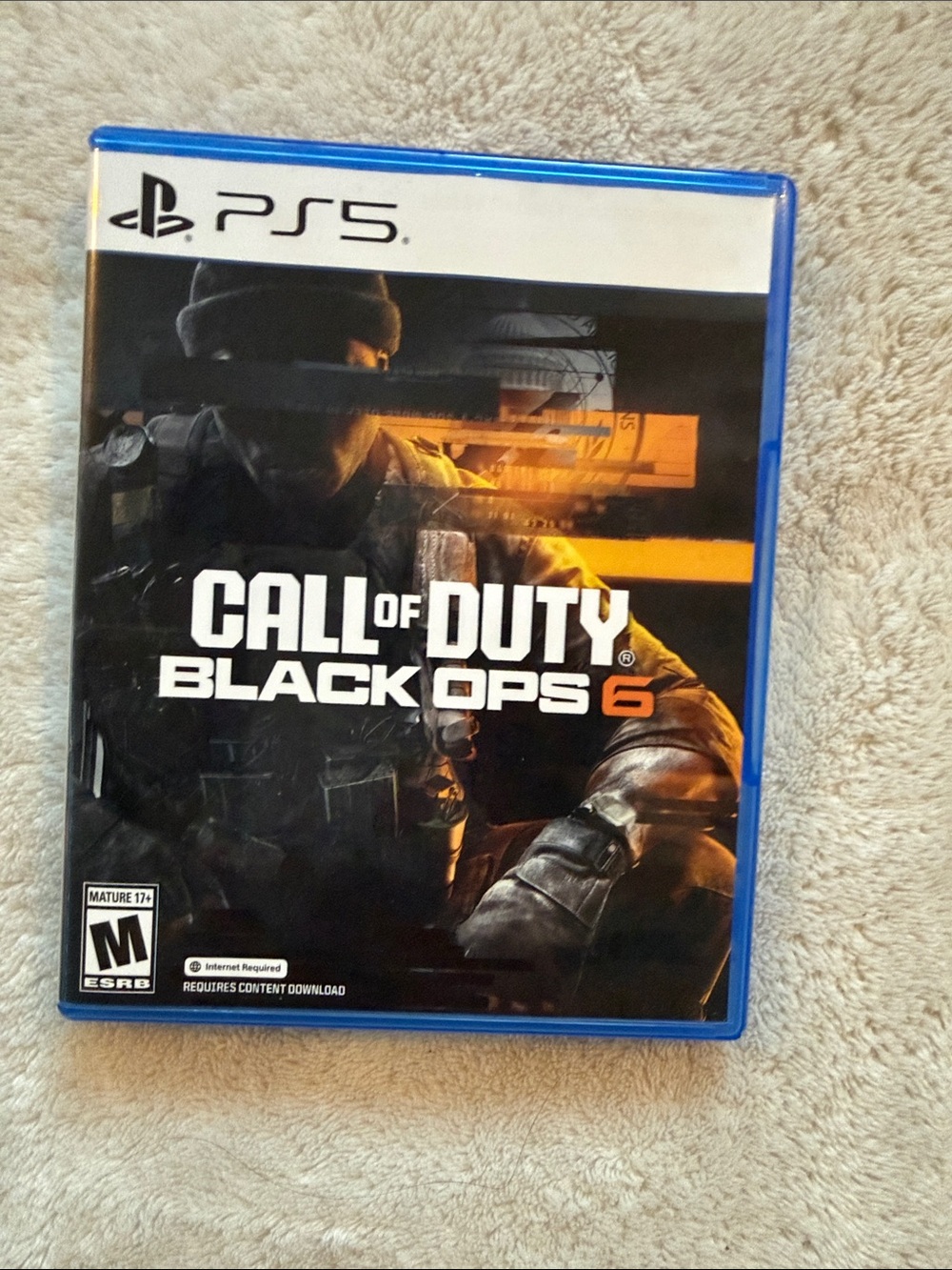 Sony PS5 Call of Duty Black Ops 6 - Blue Case, Black Cover Art